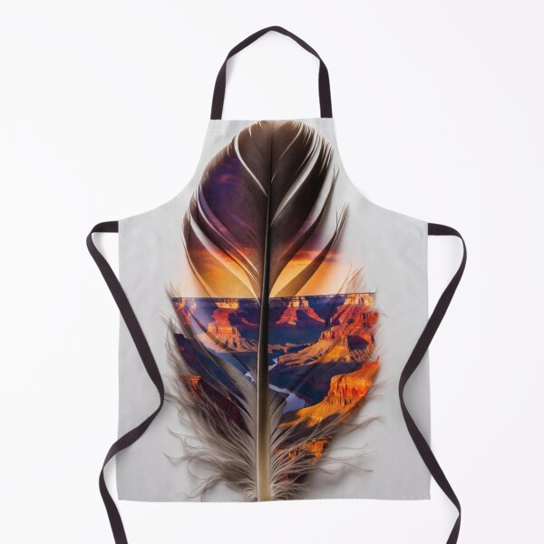 Item preview, Grand Canyon Feather Art | Arizona Desert Landscape Illustration designed and sold by GalleryPeak.