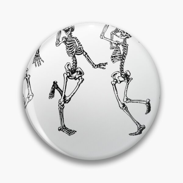 Item preview, Dancing Skeletons Halloween Dance of Death Macabre Skeleton T-Shirt designed and sold by JJLetterDesigns.