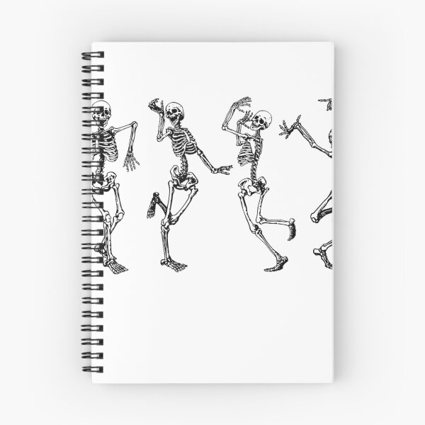 Item preview, Dancing Skeletons Halloween Dance of Death Macabre Skeleton T-Shirt designed and sold by JJLetterDesigns.