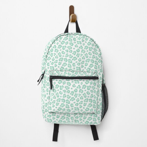 Item preview, White and Mint leopard print designed and sold by pattern-archive.