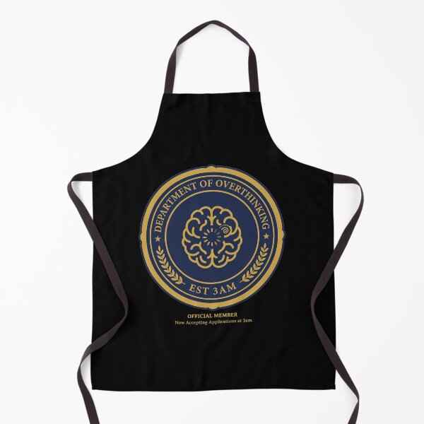 Item preview, Department Of Overthinking Official Seal Sarcastic Humor designed and sold by how-is-design.