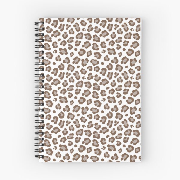 Item preview, White and Mocha leopard print designed and sold by pattern-archive.