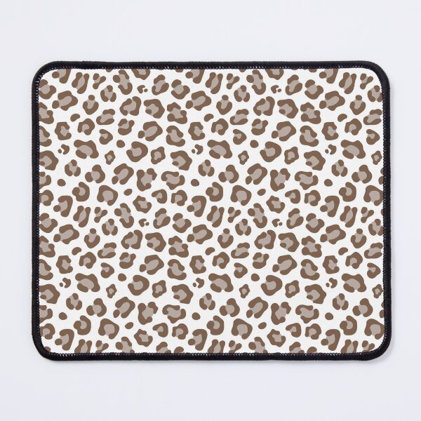 Item preview, White and Mocha leopard print designed and sold by pattern-archive.