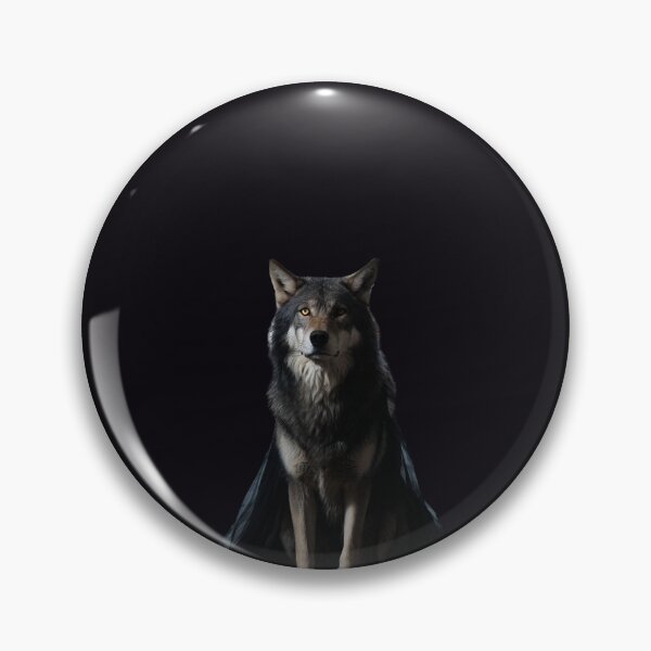 Item preview, Lone Wolf Standing in Empty Cathedral designed and sold by GeoWhimsy Studio.