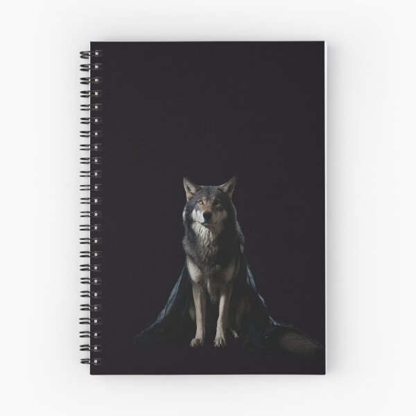 Item preview, Lone Wolf Standing in Empty Cathedral designed and sold by GeoWhimsy Studio.