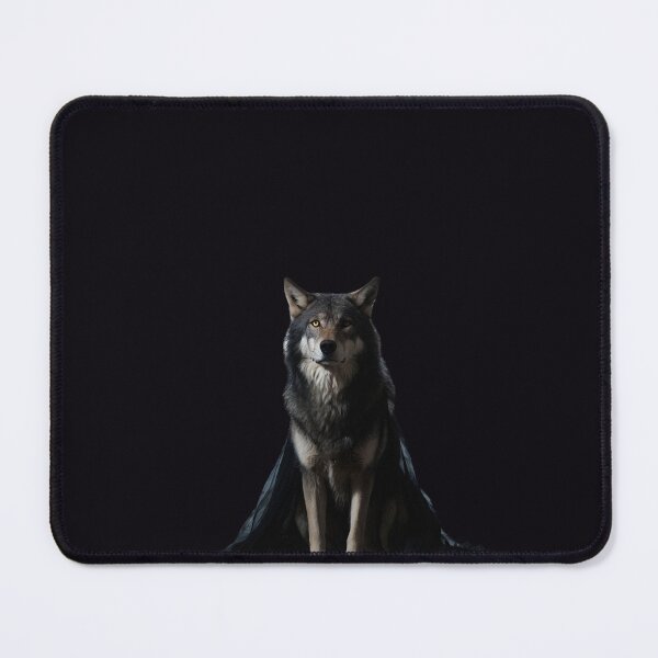 Item preview, Lone Wolf Standing in Empty Cathedral designed and sold by GeoWhimsy Studio.