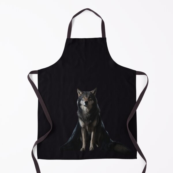 Item preview, Lone Wolf Standing in Empty Cathedral designed and sold by GeoWhimsy Studio.