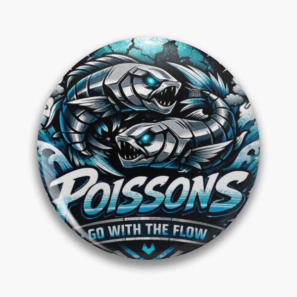 Item preview, Pisces Twin Currents – Go With the Flow designed and sold by AstraDrip Studio.