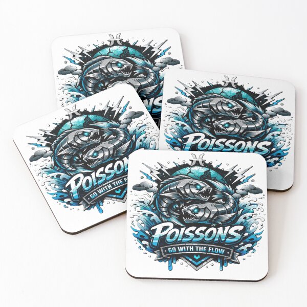 Item preview, Pisces Twin Currents – Go With the Flow designed and sold by AstraDrip Studio.