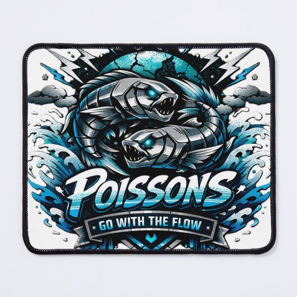 Item preview, Pisces Twin Currents – Go With the Flow designed and sold by AstraDrip Studio.
