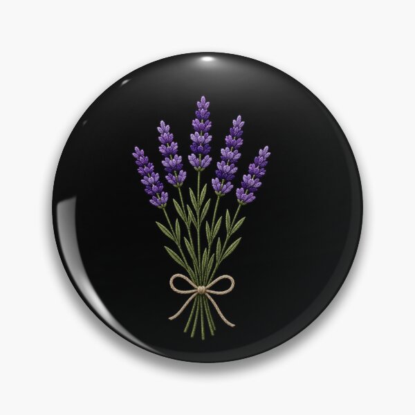 Item preview, Lavender Bouquet Embroidery designed and sold by ColorSplash123.