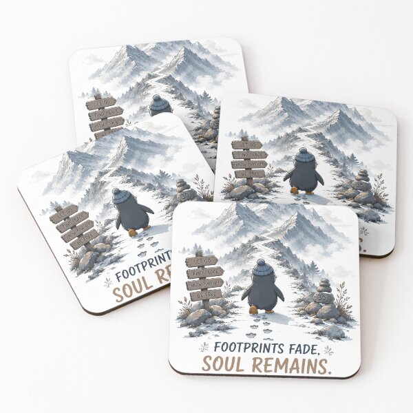 Item preview, Penguin Moksha Journey Mountain Spiritual Design designed and sold by pensational.