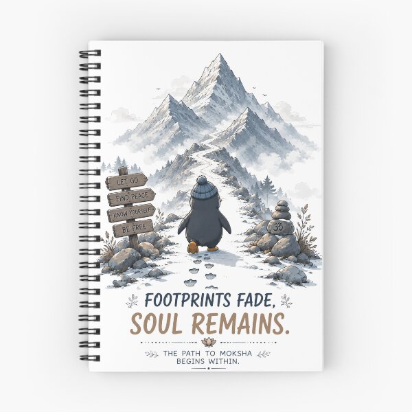 Item preview, Penguin Moksha Journey Mountain Spiritual Design designed and sold by pensational.