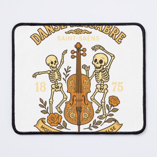 Item preview, Danse Macabre Saint-Saëns Skeletons Classical Halloween Performance T-Shirt designed and sold by DArtfulStudio.