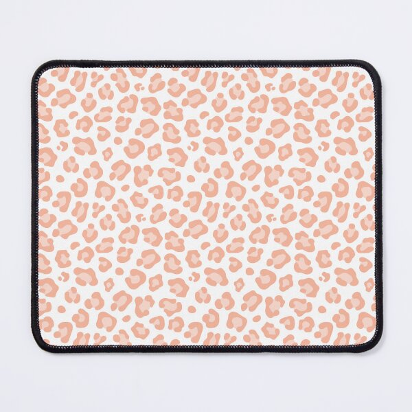 Item preview, White and Peach leopard print designed and sold by pattern-archive.