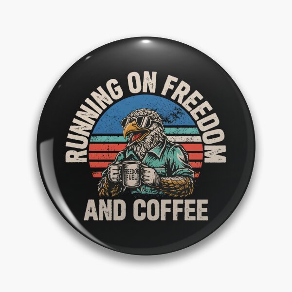 Item preview, Ruining on Freedom and Coffee – Sarcastic Typography Design designed and sold by Original1977.