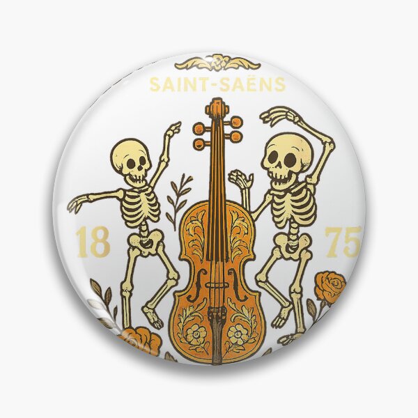 Item preview, Danse Macabre Saint-Saëns Skeletons Classical Halloween T-Shirt designed and sold by Othinus.