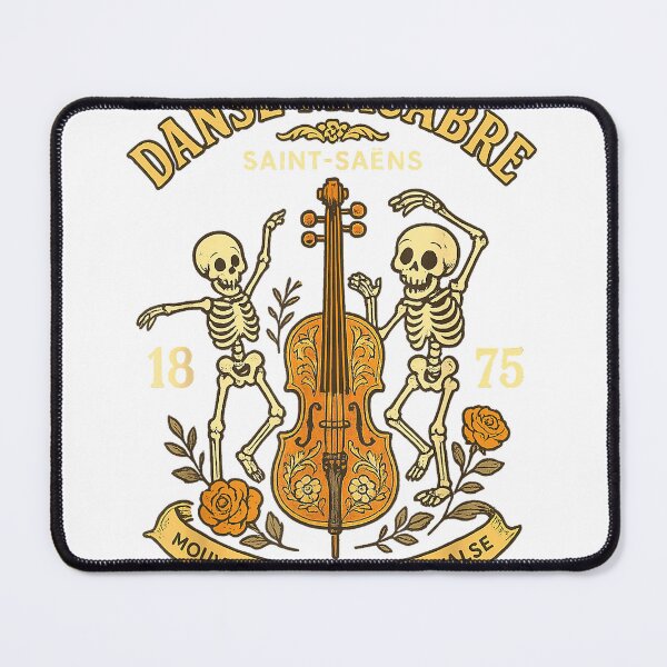 Item preview, Danse Macabre Saint-Saëns Skeletons Classical Halloween T-Shirt designed and sold by Othinus.