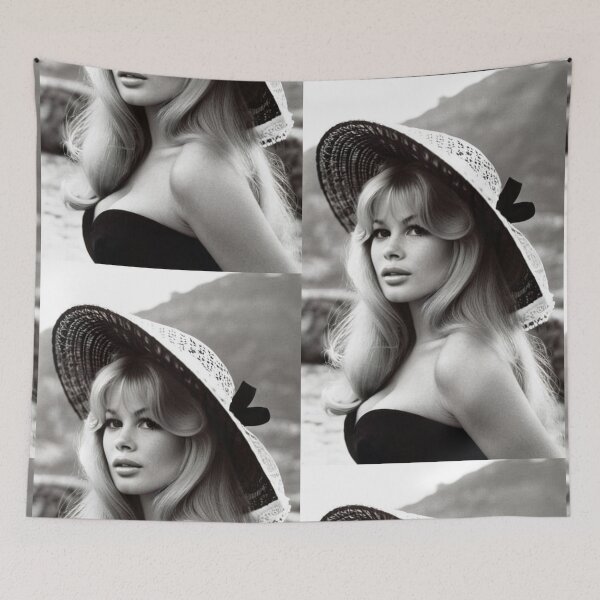 Item preview, Character - Portrait Black and White Hat Wide Elegant designed and sold by Beat-It.