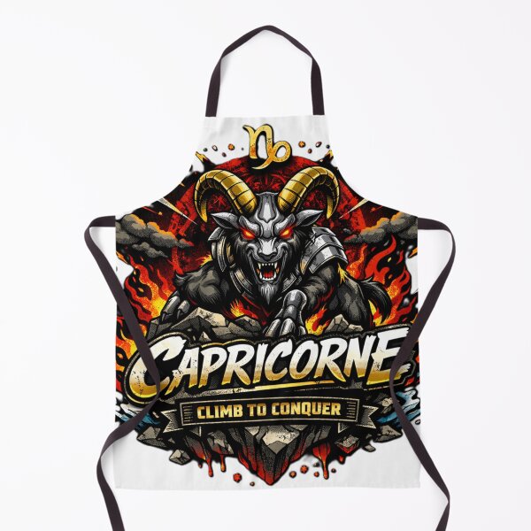 Item preview, Capricorn Mountain Fury – Climb to Conquer designed and sold by AstraDrip Studio.