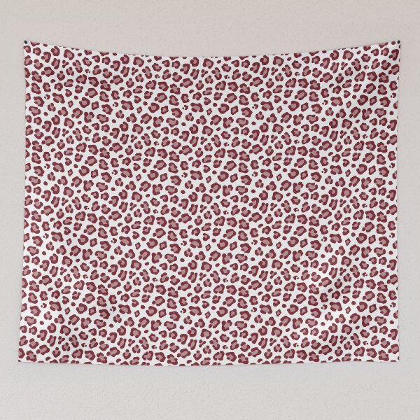 Item preview, White and Red leopard print designed and sold by pattern-archive.