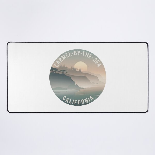 Item preview, Carmel-by-the-Sea California: Misty Cliffs & Soft Sunset designed and sold by CircinusStore.