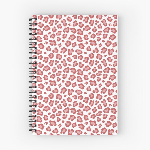 Item preview, White and Pastel Red leopard print designed and sold by pattern-archive.