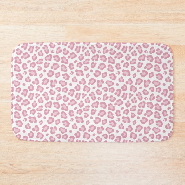 Item preview, White and Rose leopard print designed and sold by pattern-archive.