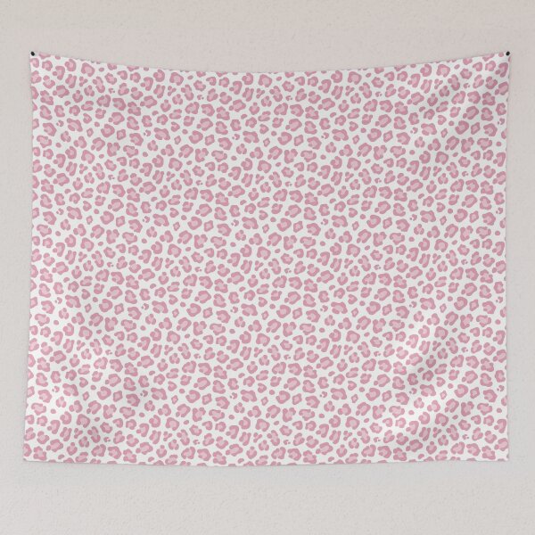Item preview, White and Rose leopard print designed and sold by pattern-archive.