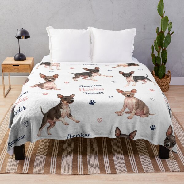 Item preview, Charming American Hairless Terrier Pattern designed and sold by Wags & Tails.