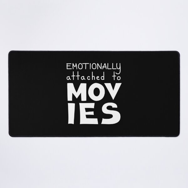 Item preview, Emotionally Attached To Movies Film Lover Quote designed and sold by Mooi Studio.