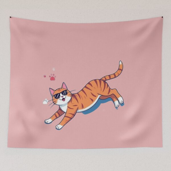 Item preview, Cute Cat Sitting With Style designed and sold by aminomen.