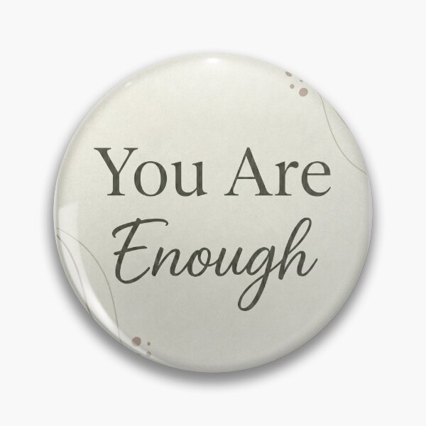 Item preview, ​You Are Enough Minimalist Boho Typography Print designed and sold by drhett09.