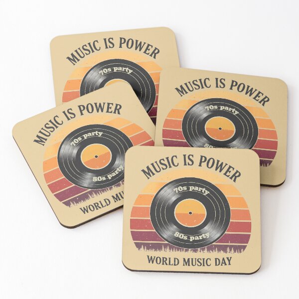 Item preview, Retro Vinyl Design - World Music Day designed and sold by Art-Arcade6.