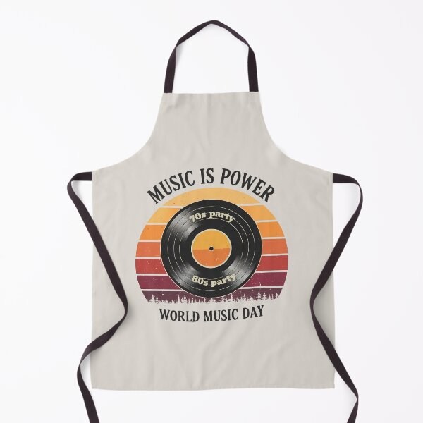 Item preview, Retro Vinyl Design - World Music Day designed and sold by Art-Arcade6.
