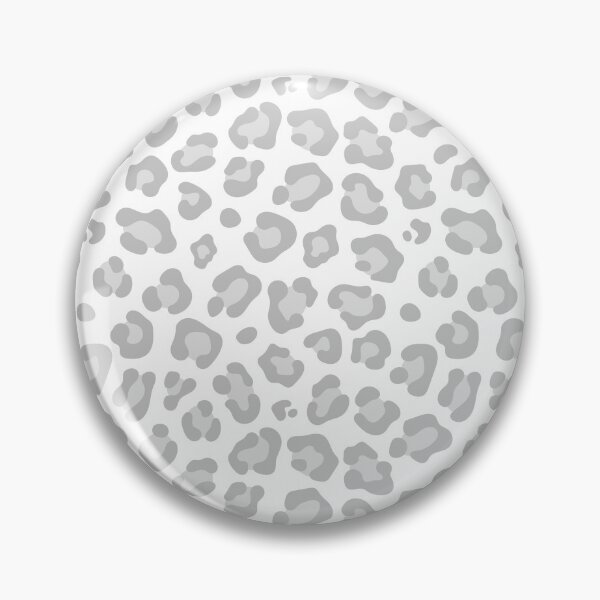 Item preview, White and Silver leopard print designed and sold by pattern-archive.