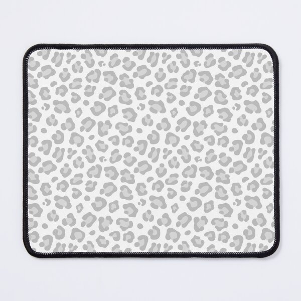 Item preview, White and Silver leopard print designed and sold by pattern-archive.