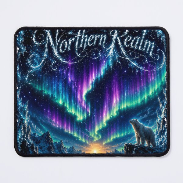 Item preview, Northern Realm Aurora Borealis Arctic designed and sold by Trailora.