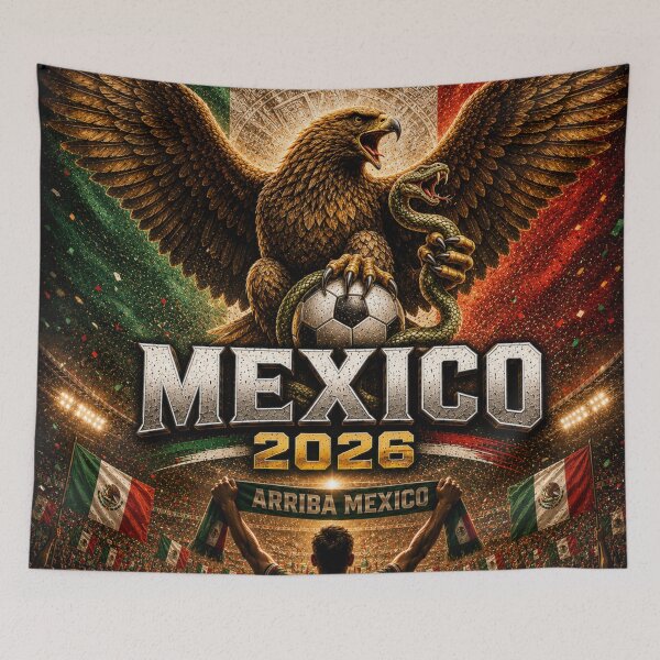 Item preview, Mexico 2026 Aztec Eagle Football Supporter | Mexican Soccer Fan Art I World Cup Inspired Design designed and sold by Winetastic-Art.