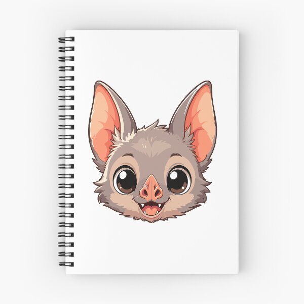 Item preview, Cute Bat Cartoon Face designed and sold by Krincydigitalart.