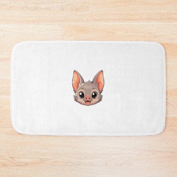 Item preview, Cute Bat Cartoon Face designed and sold by Krincydigitalart.