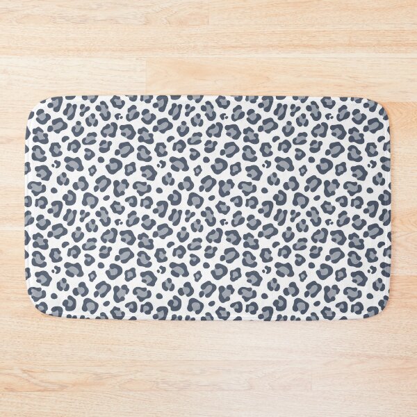 Item preview, White and Slate leopard print designed and sold by pattern-archive.
