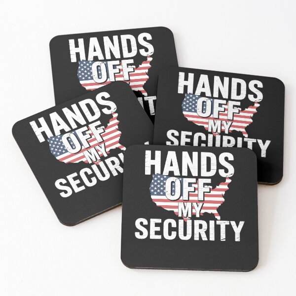 Item preview, Hands Off My Security American Patriot National Security Gun Rights designed and sold by SofenArt.