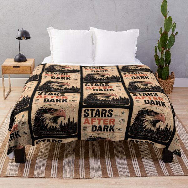 Item preview, Stars After Dark Eagle designed and sold by CraftDesignAlchemy.