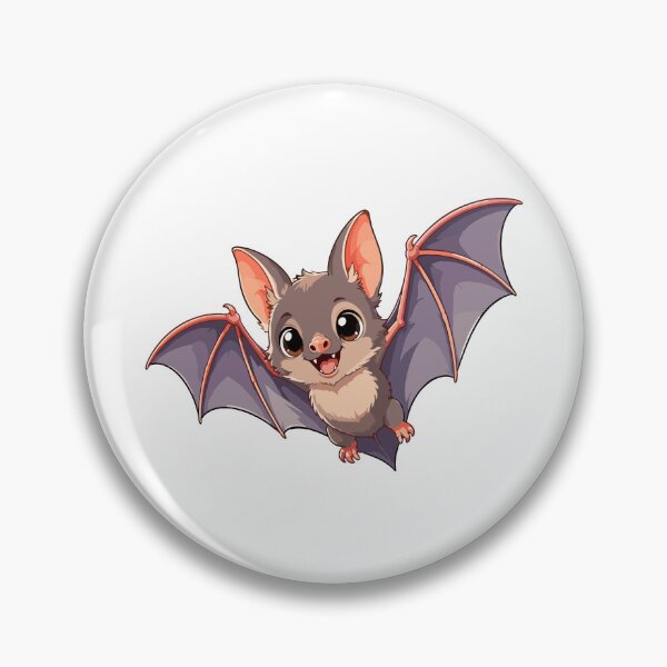 Item preview, Cute Flying Bat Cartoon designed and sold by Krincydigitalart.