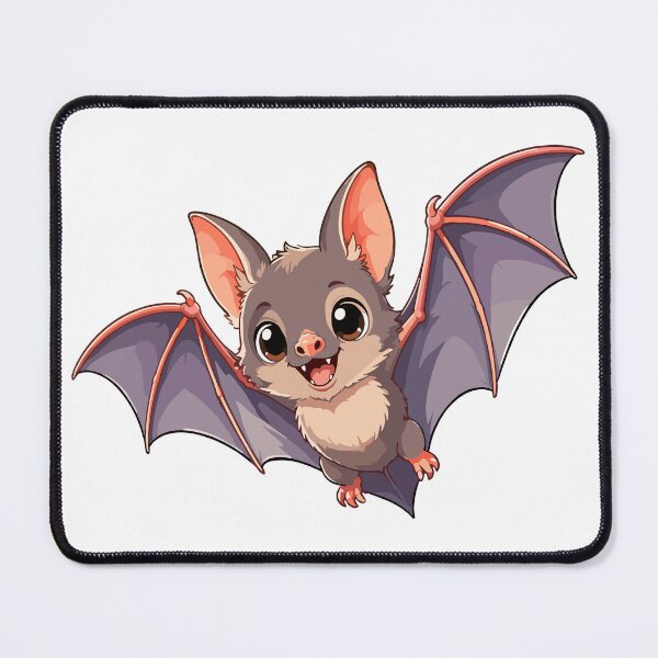 Item preview, Cute Flying Bat Cartoon designed and sold by Krincydigitalart.