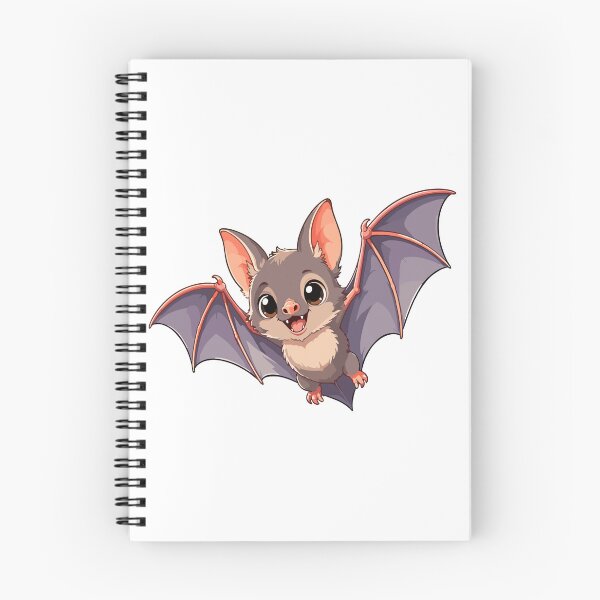 Item preview, Cute Flying Bat Cartoon designed and sold by Krincydigitalart.