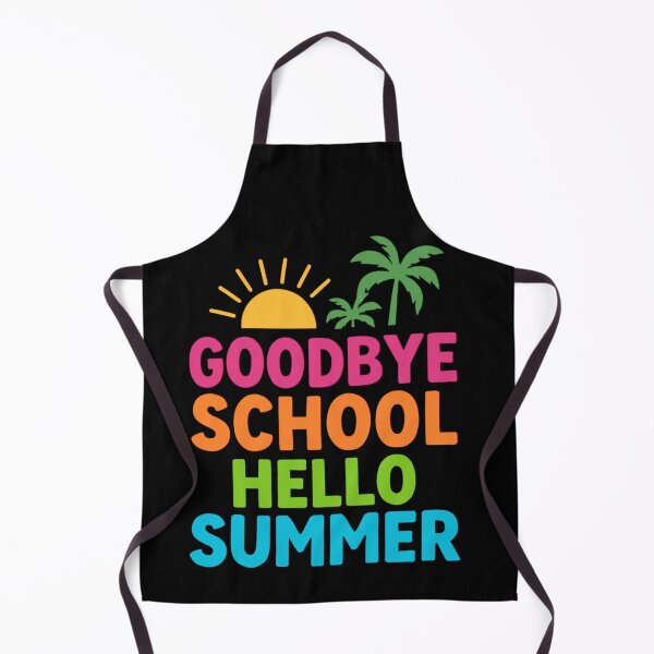 Item preview, Goodbye School Hello Summer End Of School Year Summer Break Vacation Student Teacher designed and sold by SofenArt.