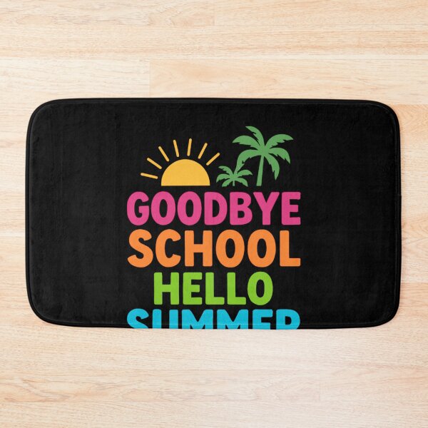 Item preview, Goodbye School Hello Summer End Of School Year Summer Break Vacation Student Teacher designed and sold by SofenArt.