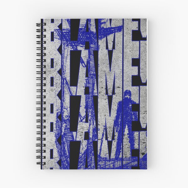 Item preview, BLAME! Blue Sketch (Concrete Texture) designed and sold by Fire TheMann.